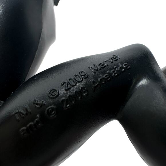 Marvel McDonalds Symbiote Spider-Man String Toy 6" Black Collectable Loose 2009 - Picture 4 of 5